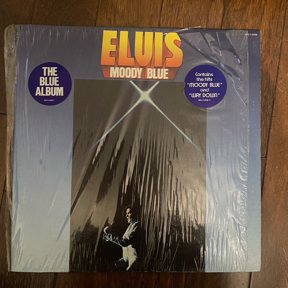 Vinyl Record - Elvis Moody Blue